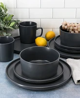 Elama Luxmatte 16 Pc. Dinnerware Set, Service for 4