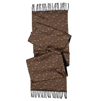 Canis Romanus - Wool Backed Silk Scarf for Men