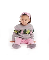 Andy & Evan Baby Girls Chenille Sweater Knit Pant Set