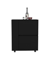 Tully Bar-Coffee Cart 32" H, Kitchen & Living Room Furniture