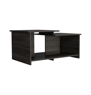 Depot E-Shop Leanna Leanna 3 Coffee Table, Lower Open Shelf