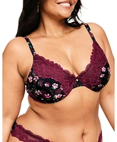 Aleena Women's Plus-Size Unlined Plunge Bra