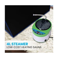 SereneLife Portable Steam Home Sauna With Foldable Chair and 4L Steamer