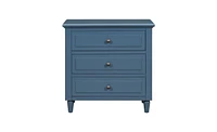 Slickblue 3-Drawer Nightstand Wood Cabinet for Stylish Storage