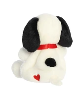 Aurora Mini Palm Pals Snoopy Hearts Peanuts Timeless Plush Toy White 5"