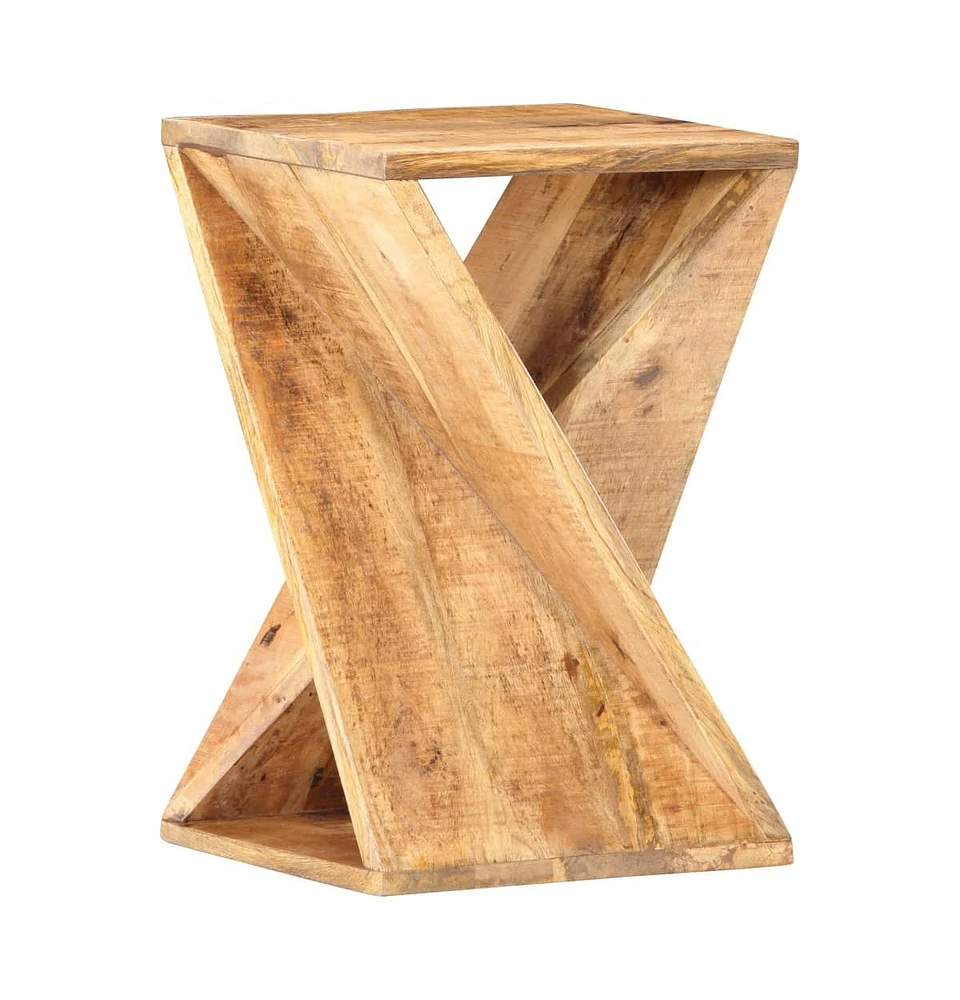 vidaXL Side Table 13.8"x13.8"x21.7" Solid Mango Wood