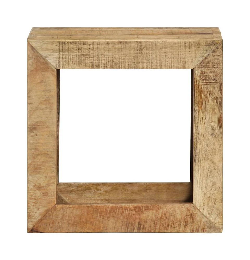 vidaXL Stool 15.7"x11.8"x15.7" Solid Wood Mango
