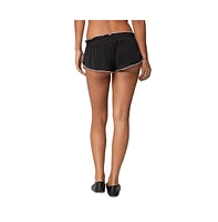 Edikted Women's Alice Gathered Waist Shorts