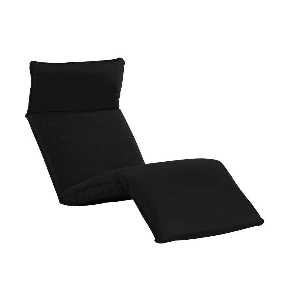 vidaXL Foldable Sunlounger Oxford Fabric