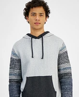 Sun + Stone Men's Tao Patterned Hoodie, Exclusively at Macy's