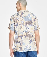 Sun + Stone Men's Patterned Shirt, Exclusively at Macy's