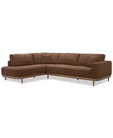 Jharli 2-Pc. Fabric Sectional Sofa, Created for Macy's