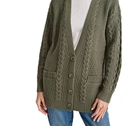 Dkny Jeans Women's Cable-Knit Cardigan