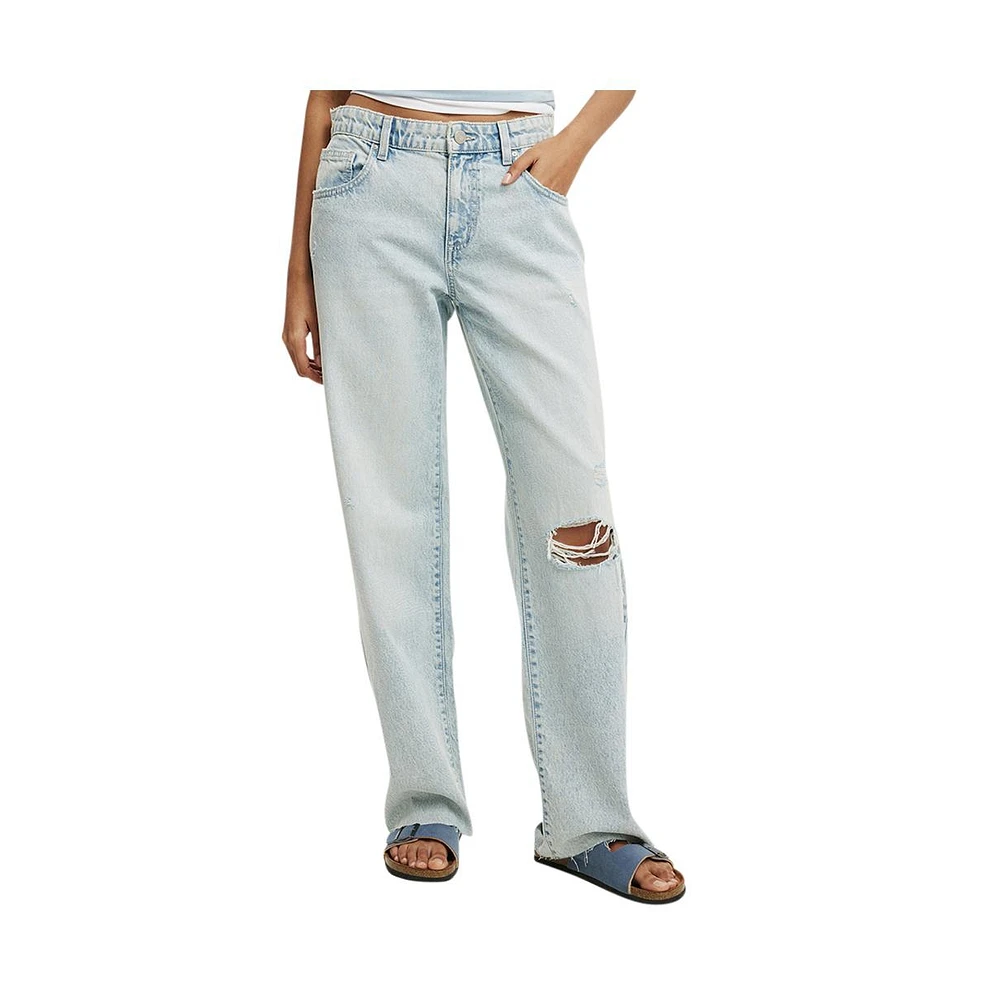 Cotton On Women's Low Rise Straight Jean