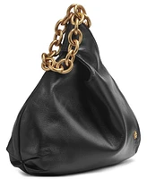 Donna Karan Lawrence Leather Wristlet with Chain Strap