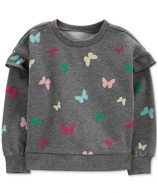 Carter's Toddler Girls Butterfly Fleece Sweatshirt