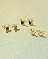 Kendra Scott 14k Gold-Plated Cultured Freshwater Pearl Mickey Mouse Stud Earrings