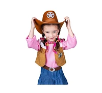 Dress Up America Western Cowgirl Costume Set