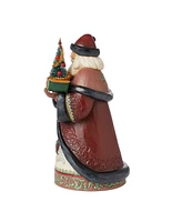 Jim Shore Holiday Manor Santa with Sisal Tree Figurine