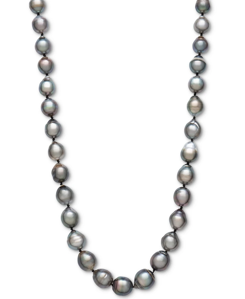 Belle de Mer Cultured Tahitian Pearl (8-10mm) 18" Collar Necklace