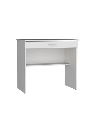 Storage Storage Desk, Spacious Stylish with Drawer and Shelf