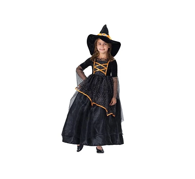 Dress Up America Halloween Witch & Hat Costume Set - Kids Girls