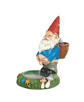 Fc Design 5.25"H Gnome Backflow Figurine Decoration Home Decor Perfect Gift for House Warming, Holidays and Birthdays