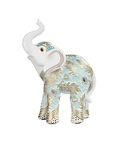 Fc Design 6"H Thai Elephant in Baby Blue Figurine Decoration Home Decor Perfect Gift for House Warming, Holidays and Birthdays