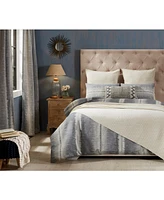 Ihi Home New York Cotton, Queen Duvet Cover Set/3, Grey