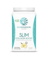 Sunwarrior Slim Collagen Boost Protein Powder, Beauty & Slimming Formula, Plant-Based Protein, Vanilla Flavor, Sunwarrior, 750gm