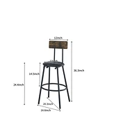 Slickblue Bar Table and Chairs Set for 2 Compact and Stylish Bistro Dining Solution