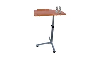 Slickblue Home Use Multifunctional Lifting Computer Desk Brown