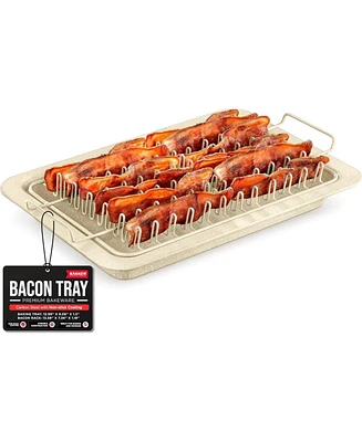 Bakken- Swiss Bacon Tray - 2-Piece Set – Marble Coating - Durable, Non