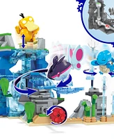 Pokemon Mega Aquatic Adventure Building Toy Kit with 3 Action Figures, 319 Pieces