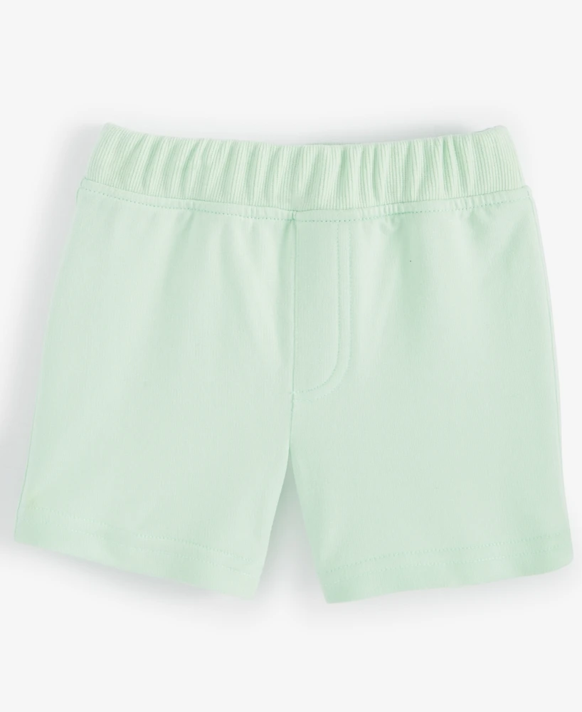 First Impressions Baby Boys Solid French Terry Shorts, Created for Macy's