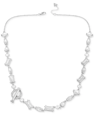 Guess Mixed Stone Statement Strand Necklace, 20" + 2"