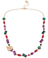 Guess Mixed Stone Statement Strand Necklace, 20" + 2"