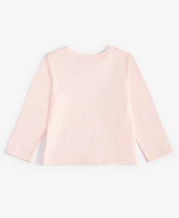 First Impressions Baby Girls Long-Sleeve Butterfly Graphic T-Shirt, Created for Macy's