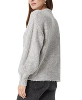 Sam Edelman Women's Khloe Roomy Embroidered Sweater