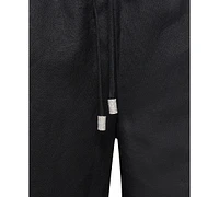 Karl Lagerfeld Paris Women's Linen-Blend Wide-Leg Drawstring Pants, Regular & Petite