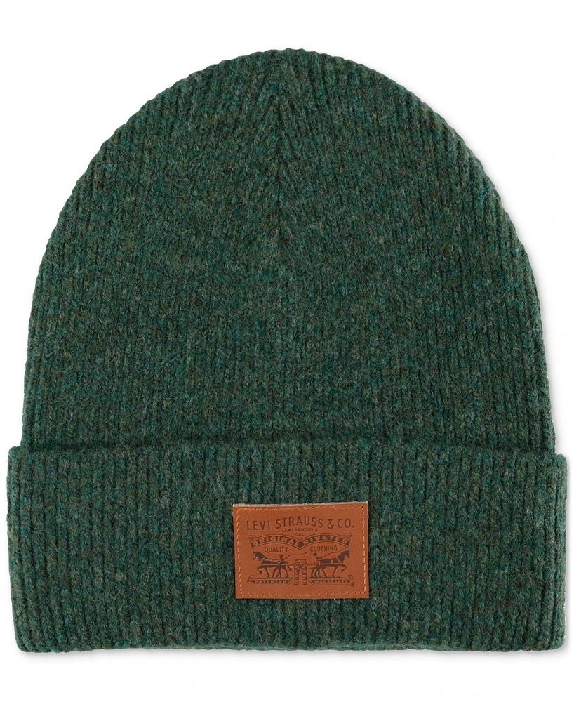 Levi's Men's Elevated Collection Soft Cuffed Beanie