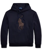 Polo Ralph Lauren Men's Leather-Pony Fleece Hoodie