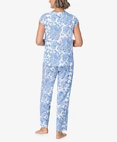Aria Women's Cap Sleeve Pajama Set