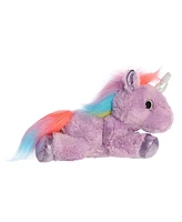 Aurora Medium Electra Unicorn Sparkle Tales Enchanting Plush Toy Purple 12"