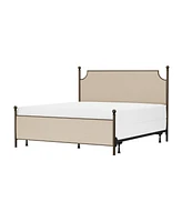 Hillsdale 52" Metal McArthur King Canopy Bed