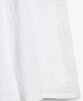 On 34th Women's Embroidered Eyelet Pull-On Midi Skirt, Exclusively at Macy's