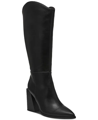 Wild Pair Tati Stacked-Heel Boots, Created for Macy's