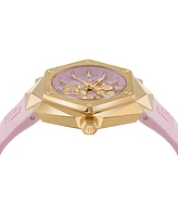 Philipp Plein Women's Skull Spikes Silicone Strap Watch 40mm