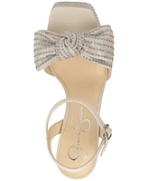 Jessica Simpson Women's Lollien Studded Bow Platform Sandals