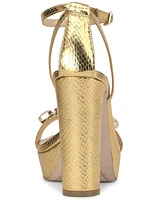 Jessica Simpson Women's Callirah Ankle-Strap Platform Sandals